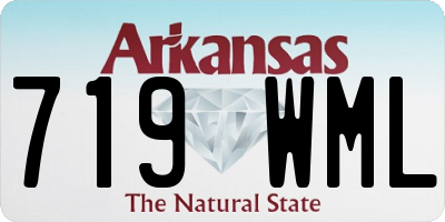 AR license plate 719WML