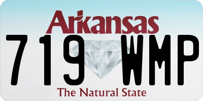 AR license plate 719WMP