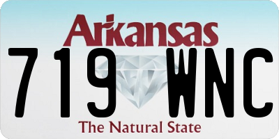 AR license plate 719WNC