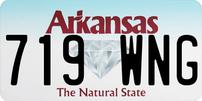 AR license plate 719WNG