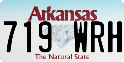 AR license plate 719WRH