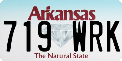 AR license plate 719WRK
