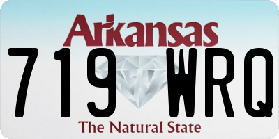 AR license plate 719WRQ