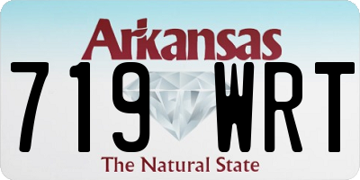 AR license plate 719WRT