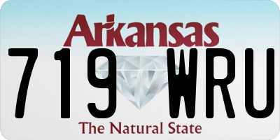 AR license plate 719WRU