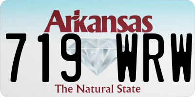 AR license plate 719WRW