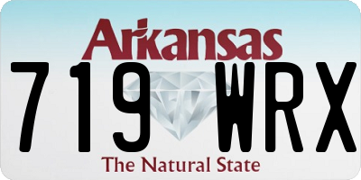 AR license plate 719WRX