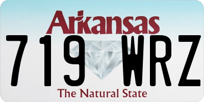 AR license plate 719WRZ