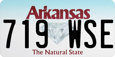AR license plate 719WSE