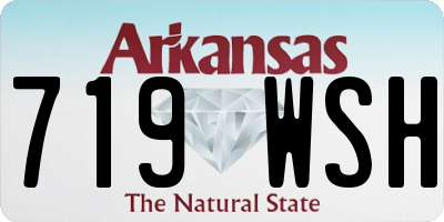 AR license plate 719WSH