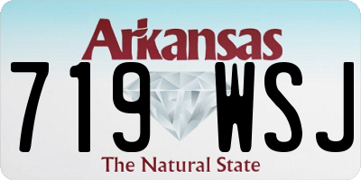 AR license plate 719WSJ