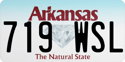 AR license plate 719WSL