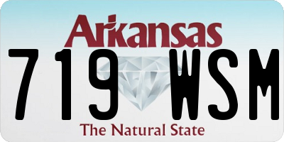 AR license plate 719WSM
