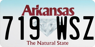 AR license plate 719WSZ