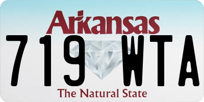 AR license plate 719WTA