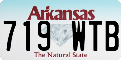 AR license plate 719WTB