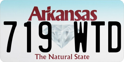 AR license plate 719WTD