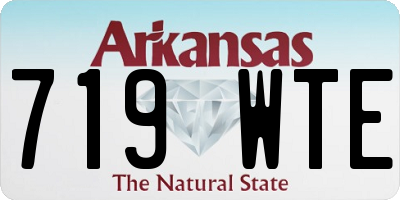 AR license plate 719WTE