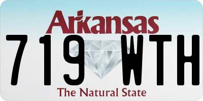 AR license plate 719WTH