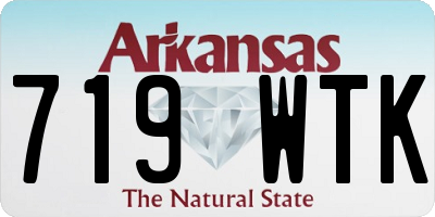 AR license plate 719WTK