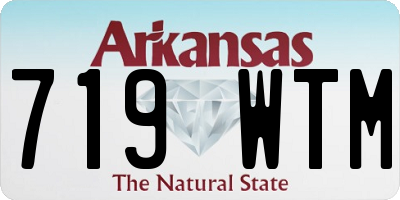 AR license plate 719WTM