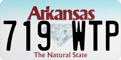 AR license plate 719WTP