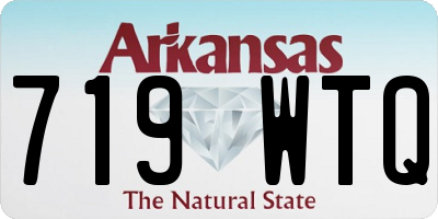 AR license plate 719WTQ