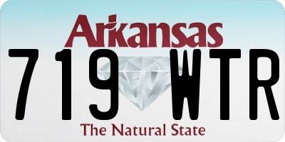 AR license plate 719WTR
