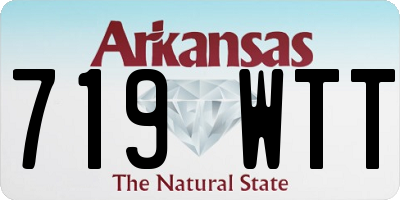 AR license plate 719WTT