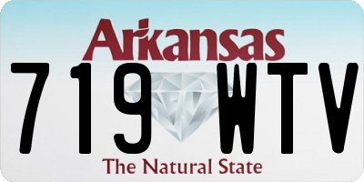 AR license plate 719WTV