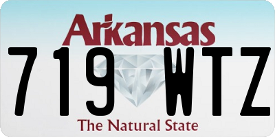 AR license plate 719WTZ