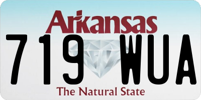 AR license plate 719WUA
