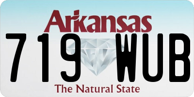 AR license plate 719WUB