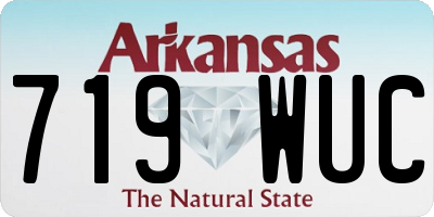 AR license plate 719WUC