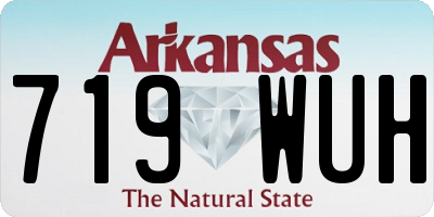 AR license plate 719WUH