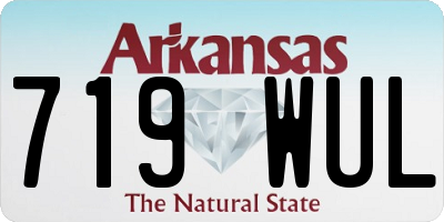 AR license plate 719WUL