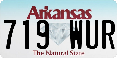 AR license plate 719WUR