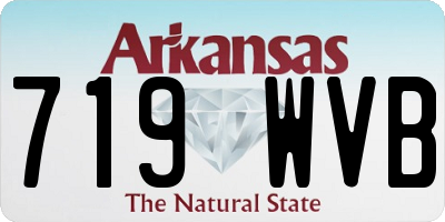 AR license plate 719WVB