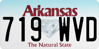 AR license plate 719WVD