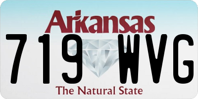 AR license plate 719WVG