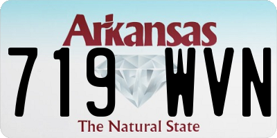 AR license plate 719WVN