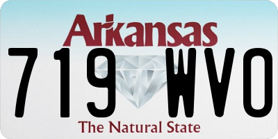 AR license plate 719WVO