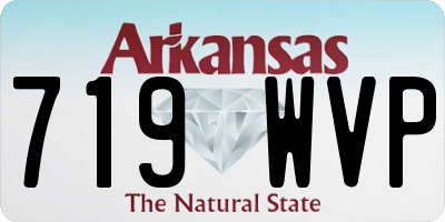 AR license plate 719WVP