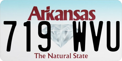 AR license plate 719WVU