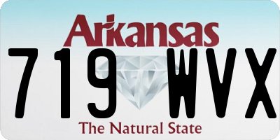 AR license plate 719WVX