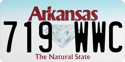 AR license plate 719WWC