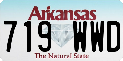 AR license plate 719WWD