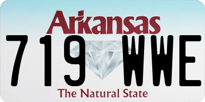 AR license plate 719WWE