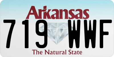 AR license plate 719WWF