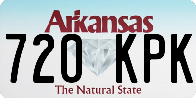 AR license plate 720KPK